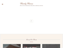 Tablet Screenshot of mainlymenus.ie